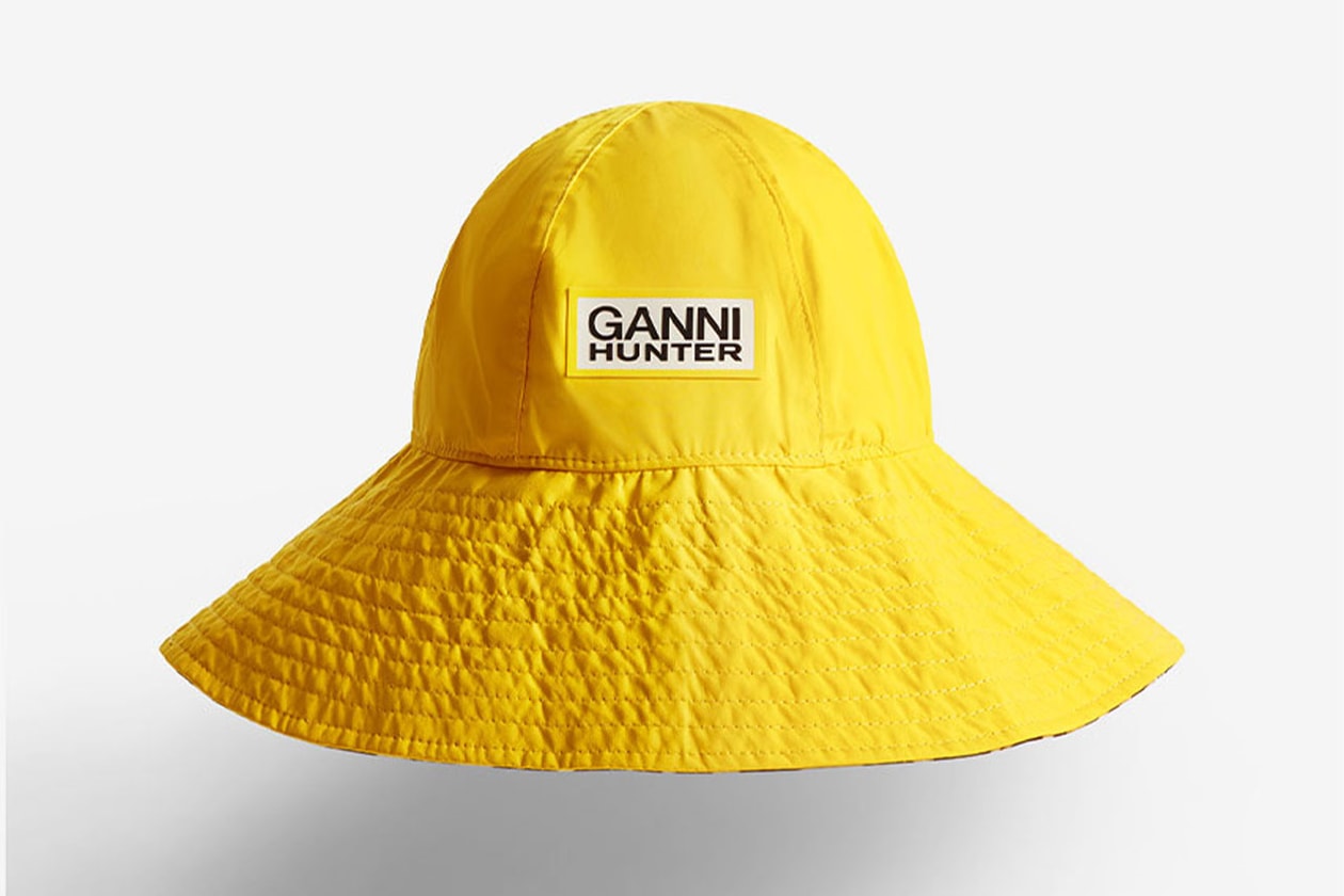 ガニーとハンターが初のコラボレーションを発表 ganni hunter collab collection rain wear relese info