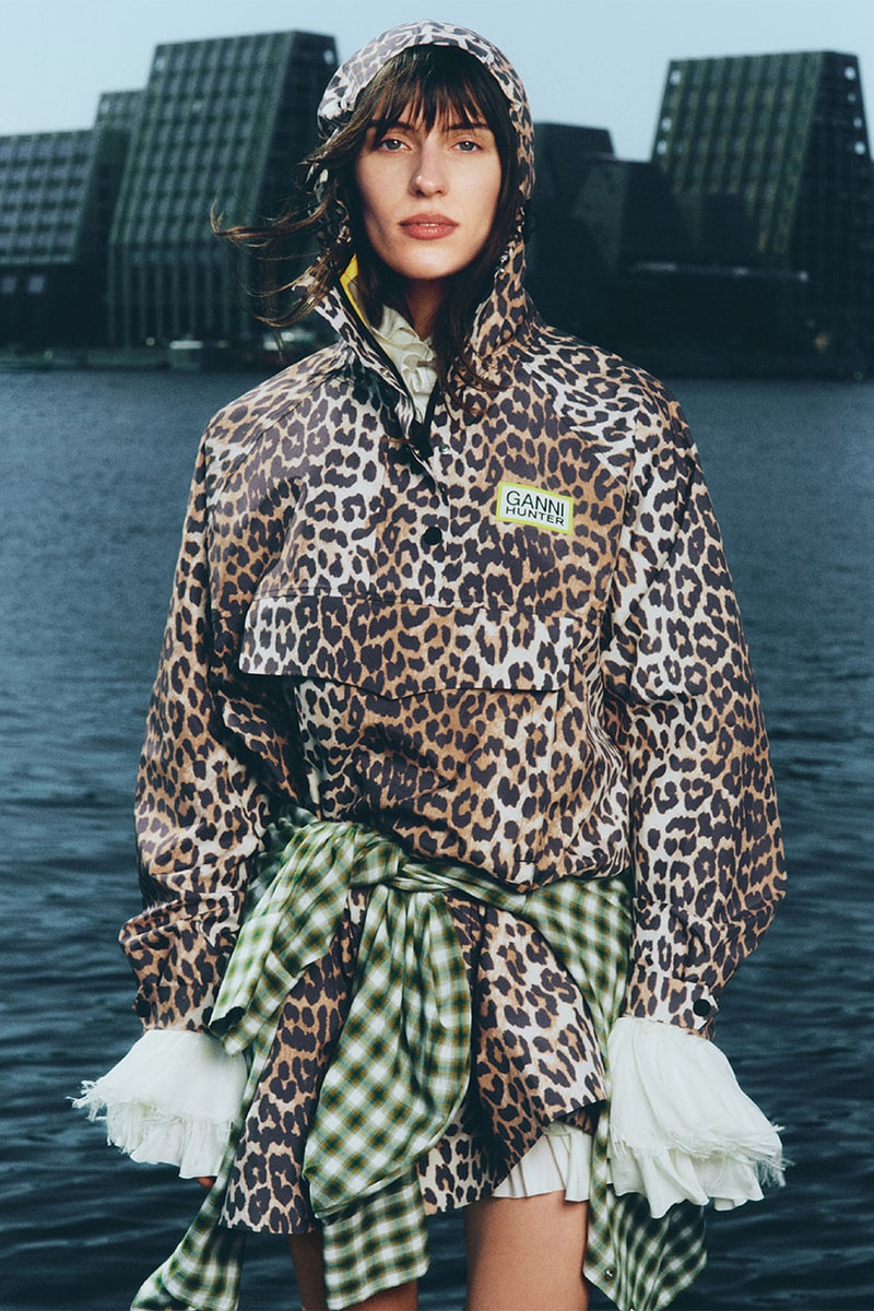 ガニーとハンターが初のコラボレーションを発表 ganni hunter collab collection rain wear relese info