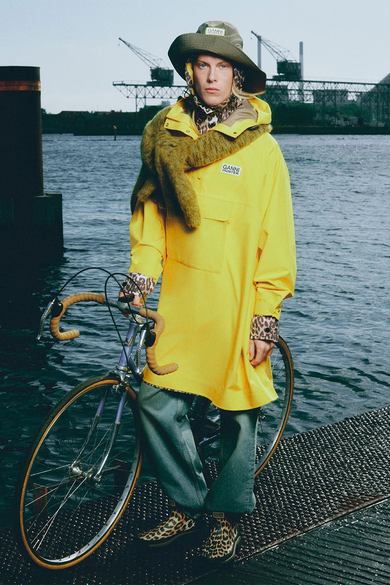 ガニーとハンターが初のコラボレーションを発表 ganni hunter collab collection rain wear relese info