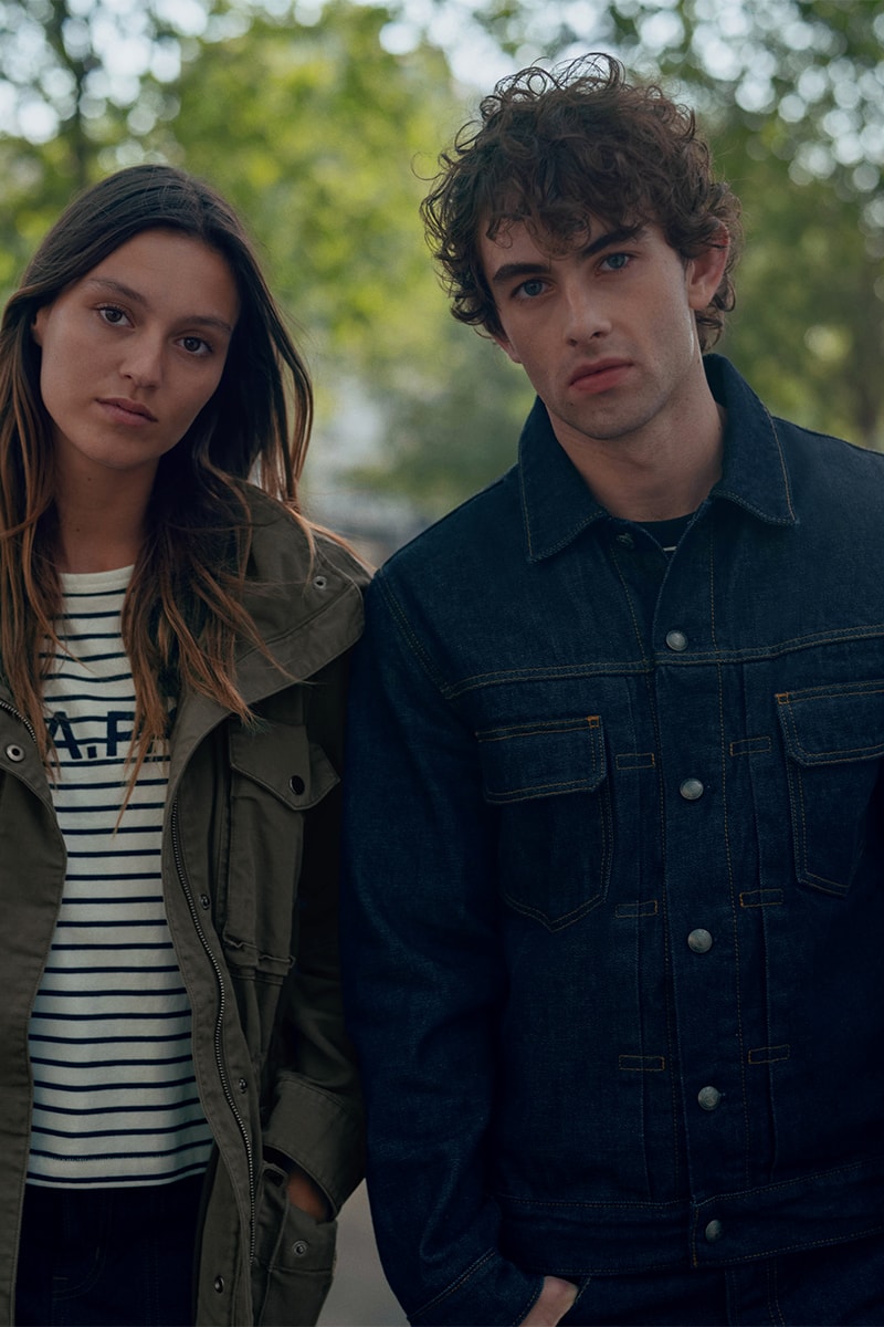 ギャップとアーペーセーが初コラボレーション gap a p c collabo release info