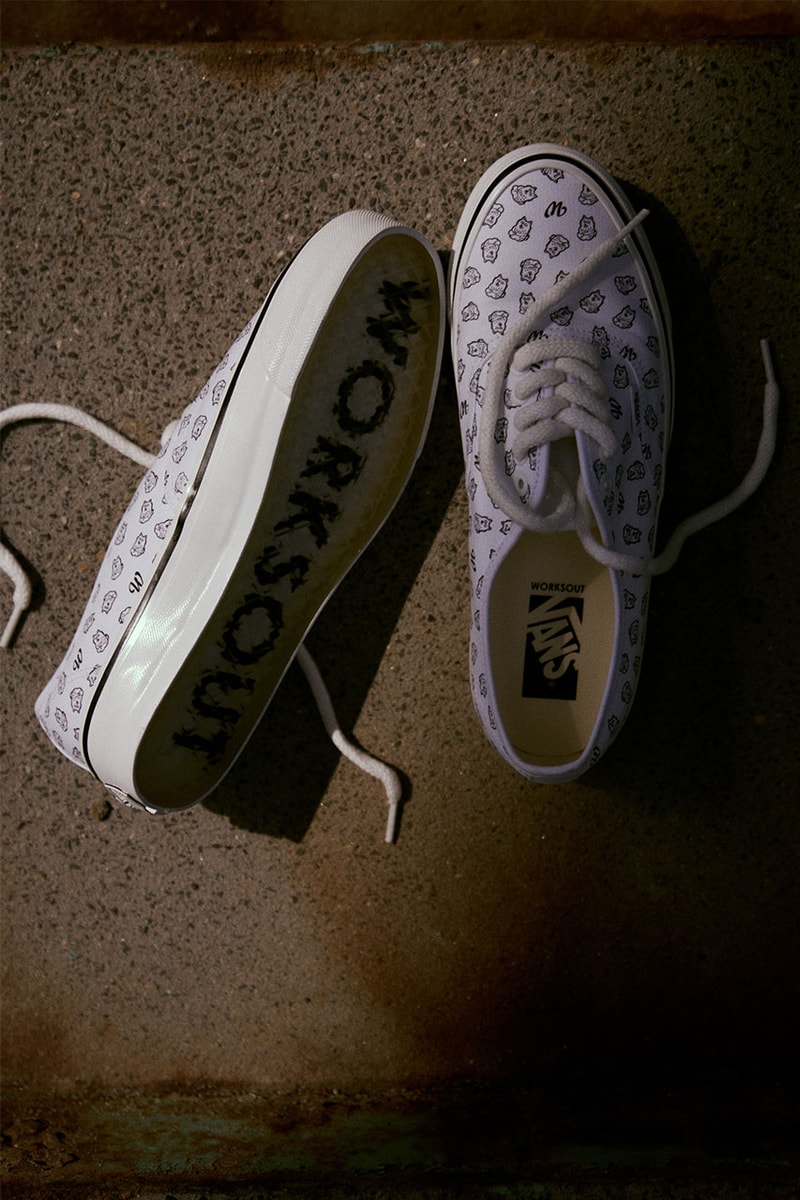 ワークアウトとヴァンズがコラボモデルを発売 worksout vans collab premium authentic relese info