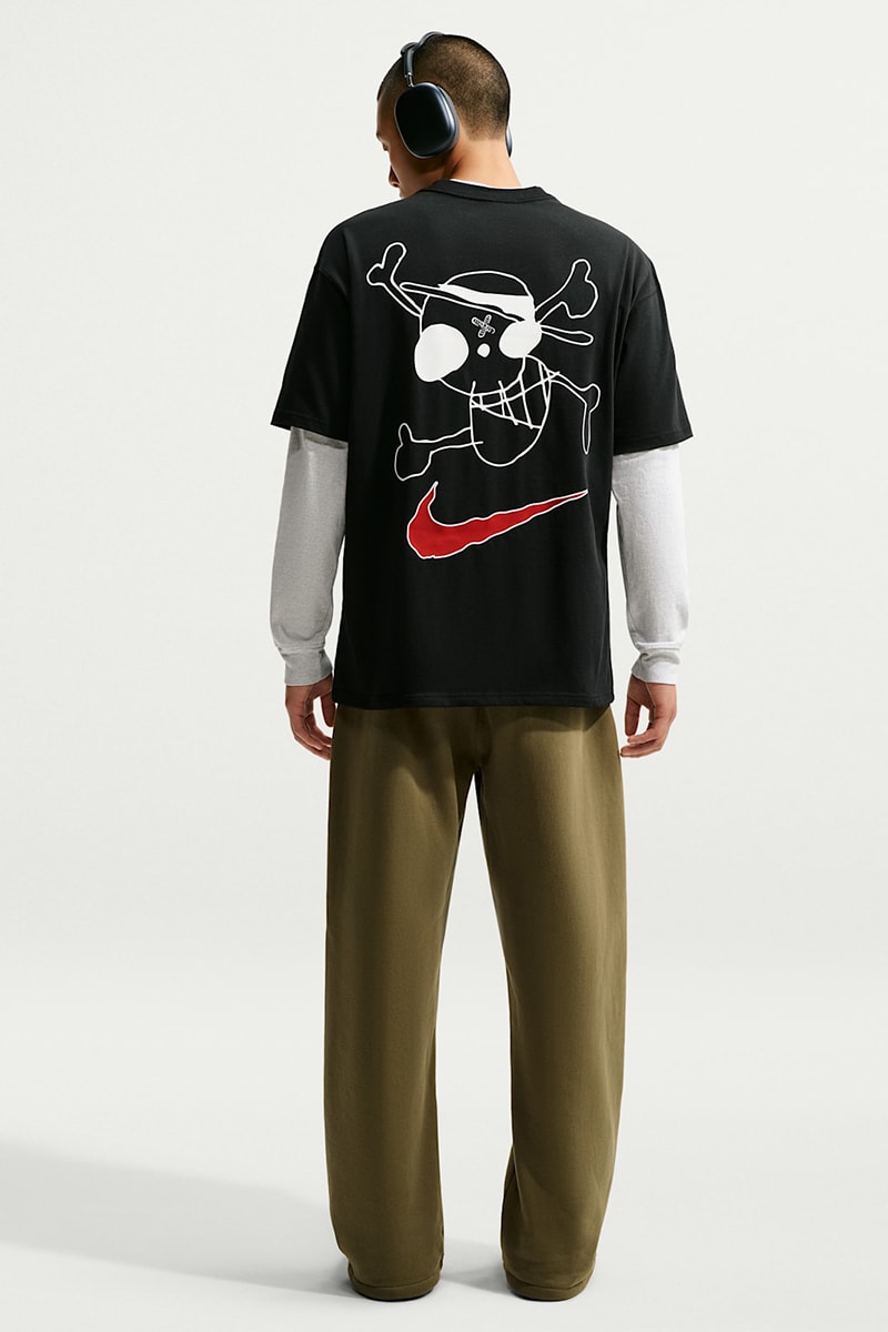 ナイキと『ワンピース』によるコラボコレクションからキャップとTシャツが発売 nike one piece collabo collection release info