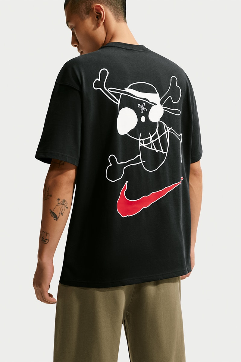 ナイキと『ワンピース』によるコラボコレクションからキャップとTシャツが発売 nike one piece collabo collection release info