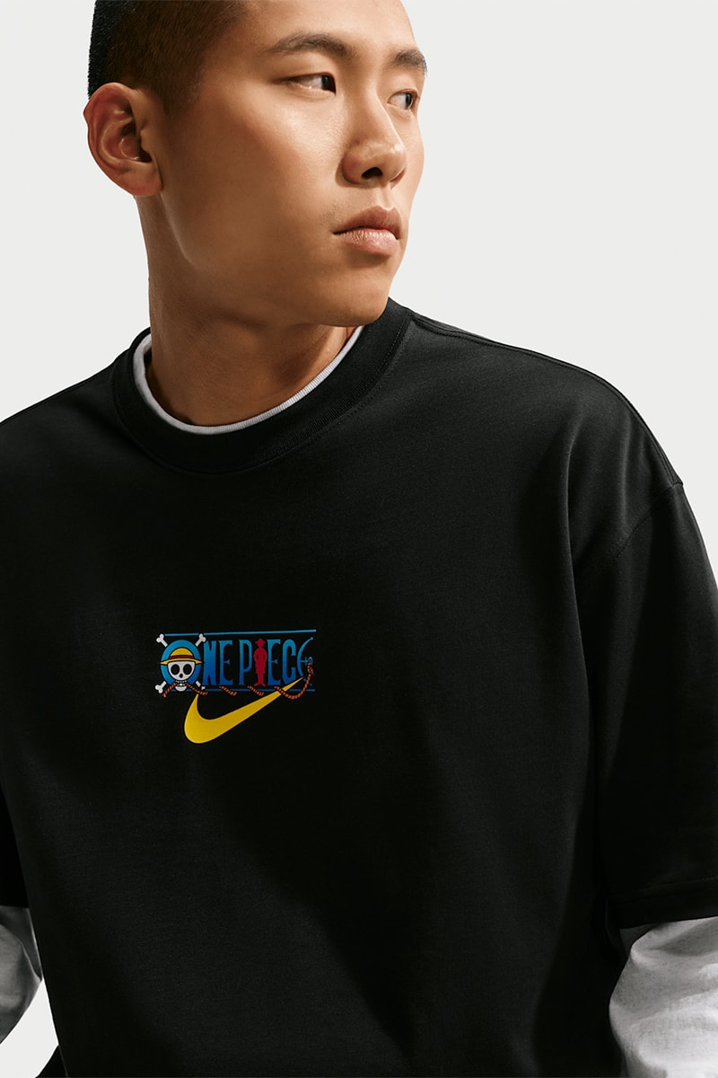 ナイキと『ワンピース』によるコラボコレクションからキャップとTシャツが発売 nike one piece collabo collection release info