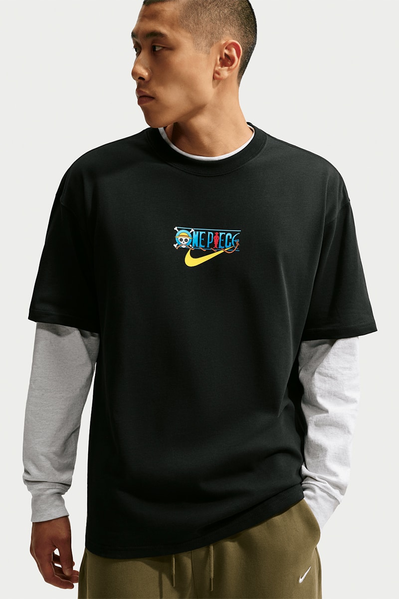 ナイキと『ワンピース』によるコラボコレクションからキャップとTシャツが発売 nike one piece collabo collection release info