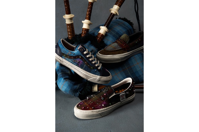ヴァンズとハリスツイードがコラボレーションコレクションを発表 vans harris tweed collabo new collection release info