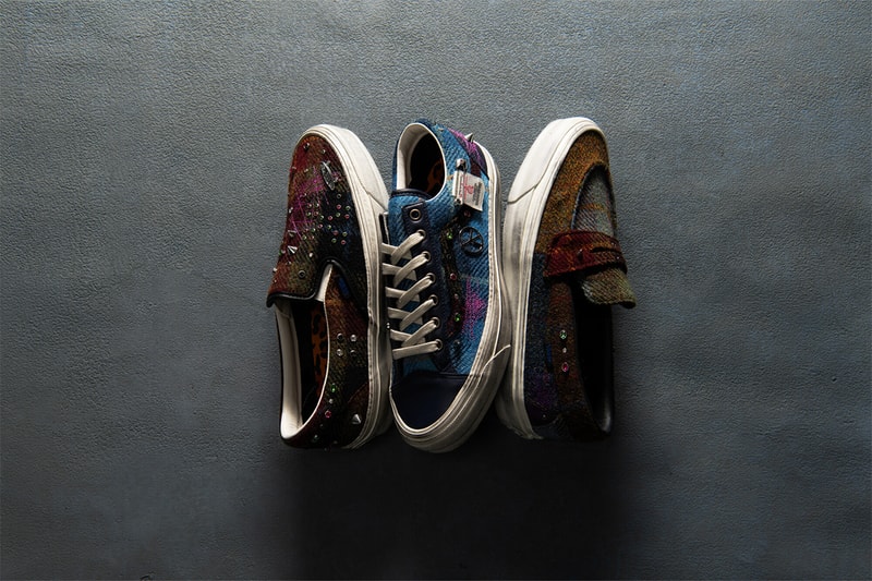 ヴァンズとハリスツイードがコラボレーションコレクションを発表 vans harris tweed collabo new collection release info