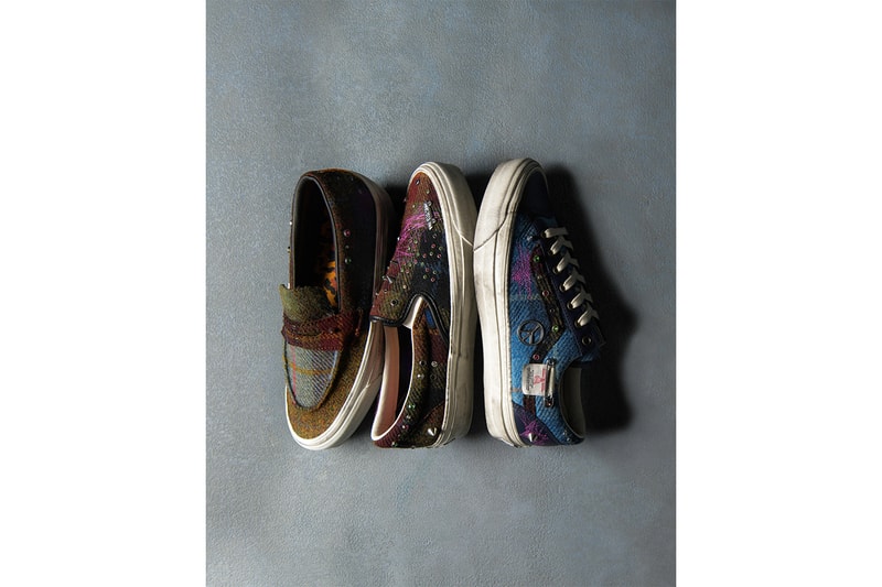 ヴァンズとハリスツイードがコラボレーションコレクションを発表 vans harris tweed collabo new collection release info