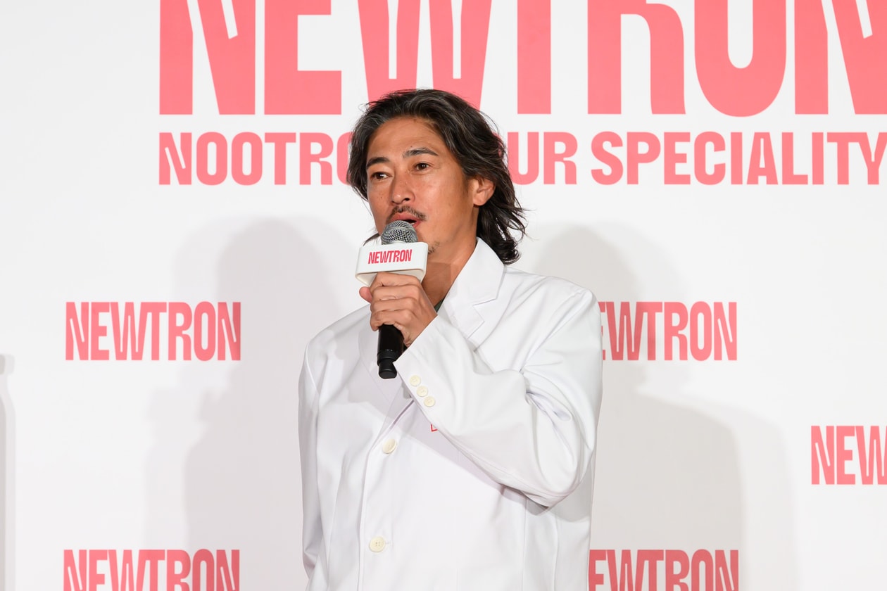 窪塚洋介が白衣で"深集中" ── NEWTRON 初のコンセプトストアがカレッタ汐留にオープン newtron first consept store open kubozuka yosuke  report
