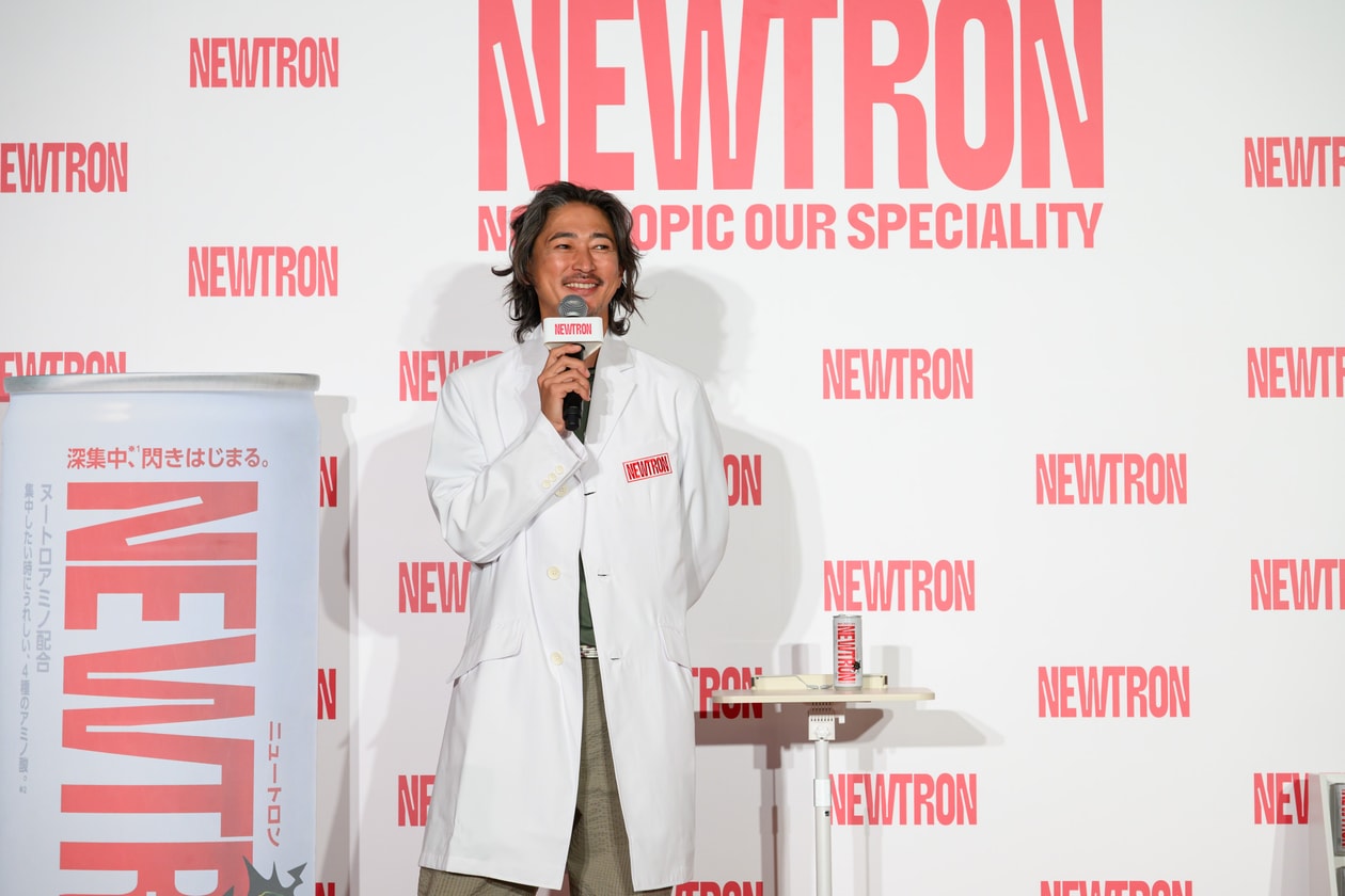 窪塚洋介が白衣で"深集中" ── NEWTRON 初のコンセプトストアがカレッタ汐留にオープン newtron first consept store open kubozuka yosuke  report