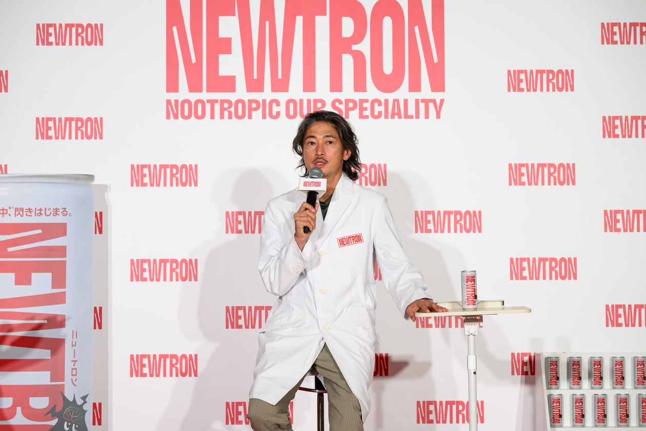 窪塚洋介が白衣で"深集中" ── NEWTRON 初のコンセプトストアがカレッタ汐留にオープン newtron first consept store open kubozuka yosuke  report
