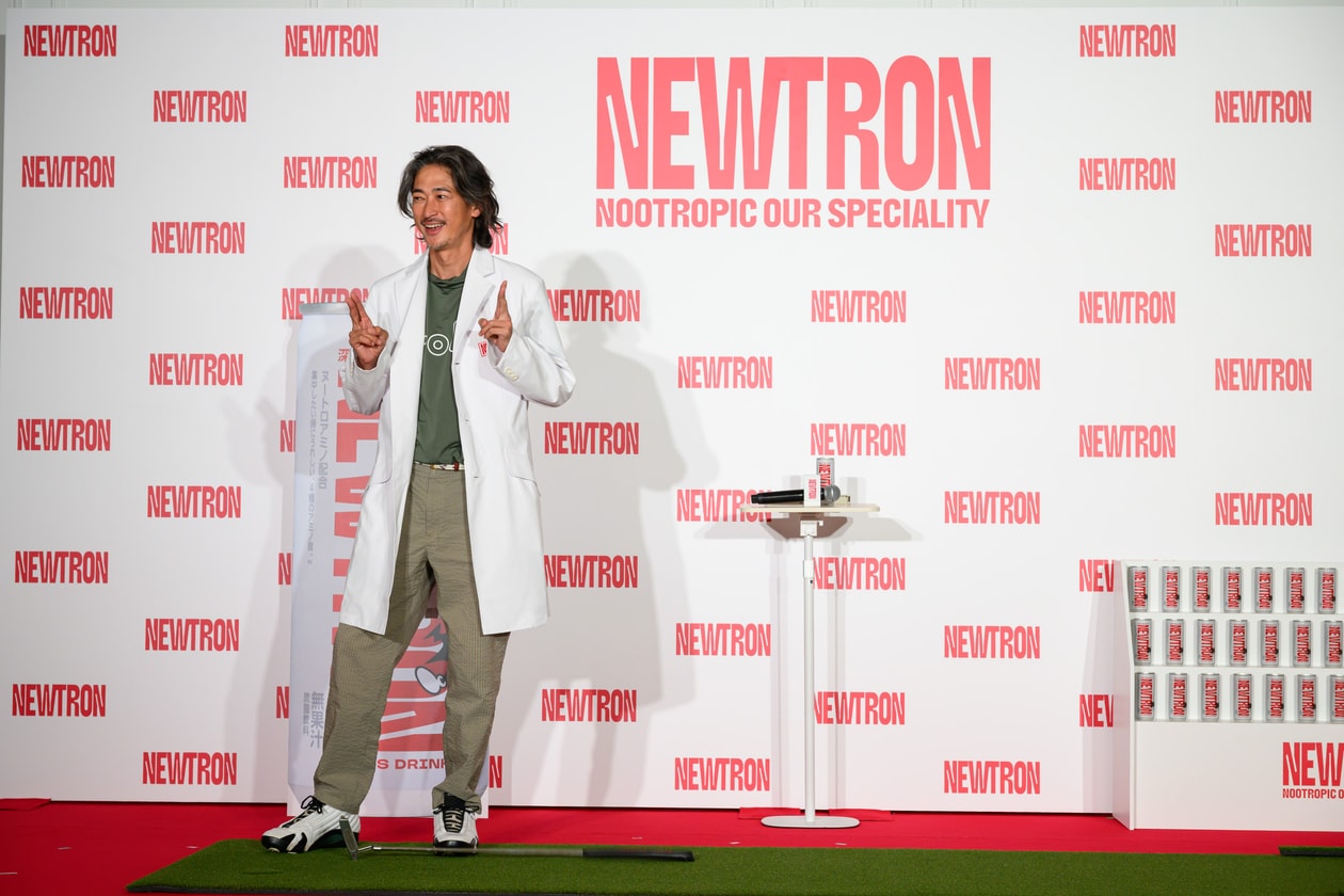窪塚洋介が白衣で"深集中" ── NEWTRON 初のコンセプトストアがカレッタ汐留にオープン newtron first consept store open kubozuka yosuke  report