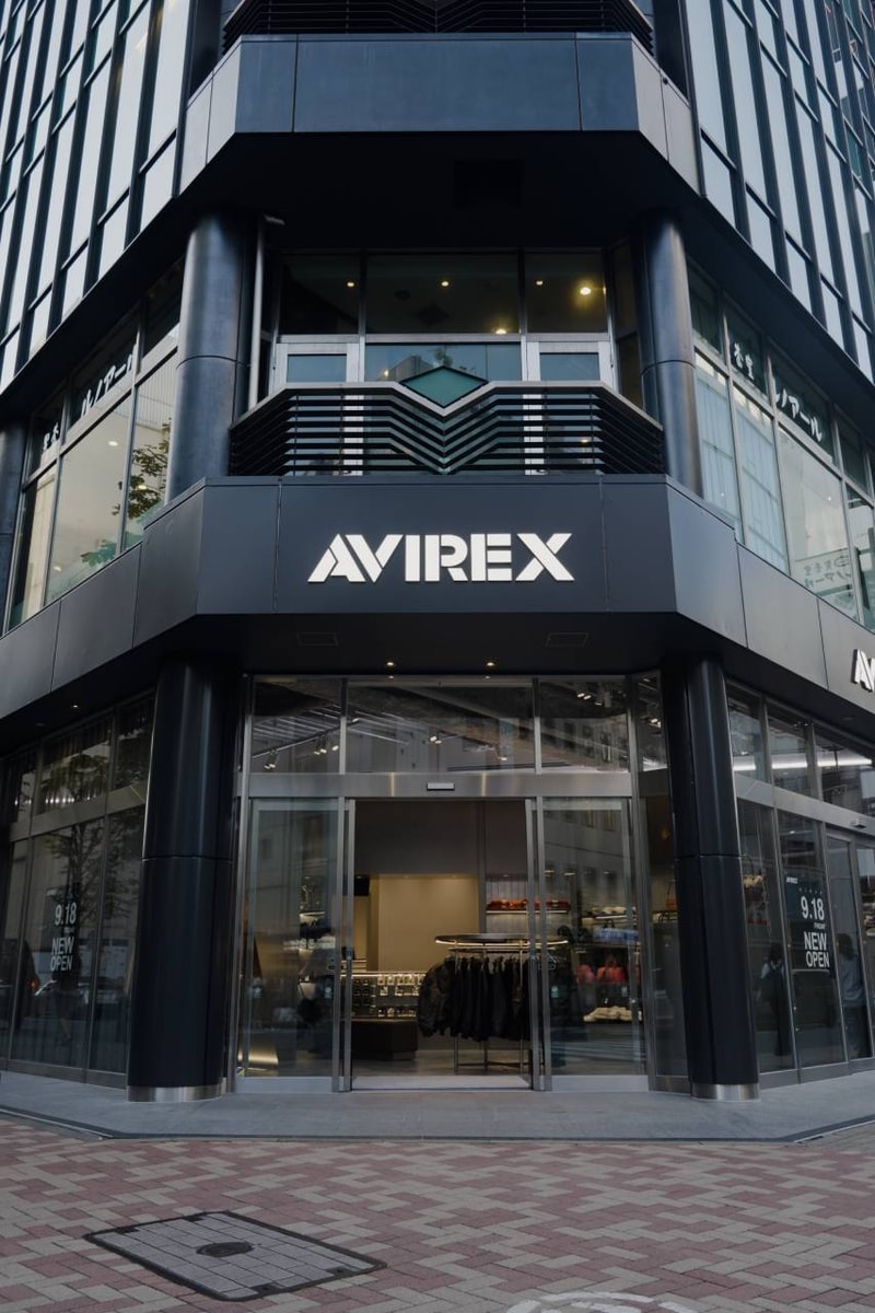 アヴィレックスの新たな旗艦店が銀座にオープン　AVIREX Ginza flagship store opening info