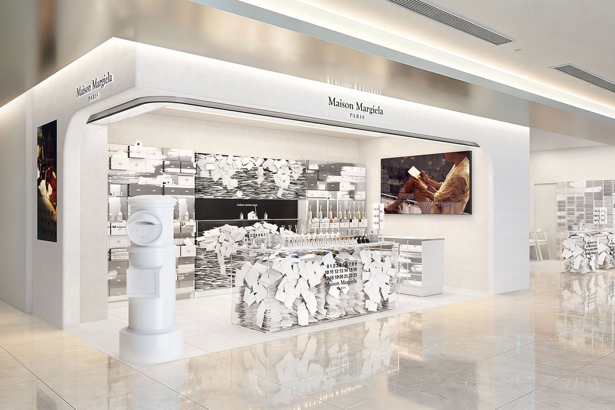 メゾンマルジェラフレグランスが“レター ネバー セント”を発売 maison margiela fragrances letter never sent ginza six store open info