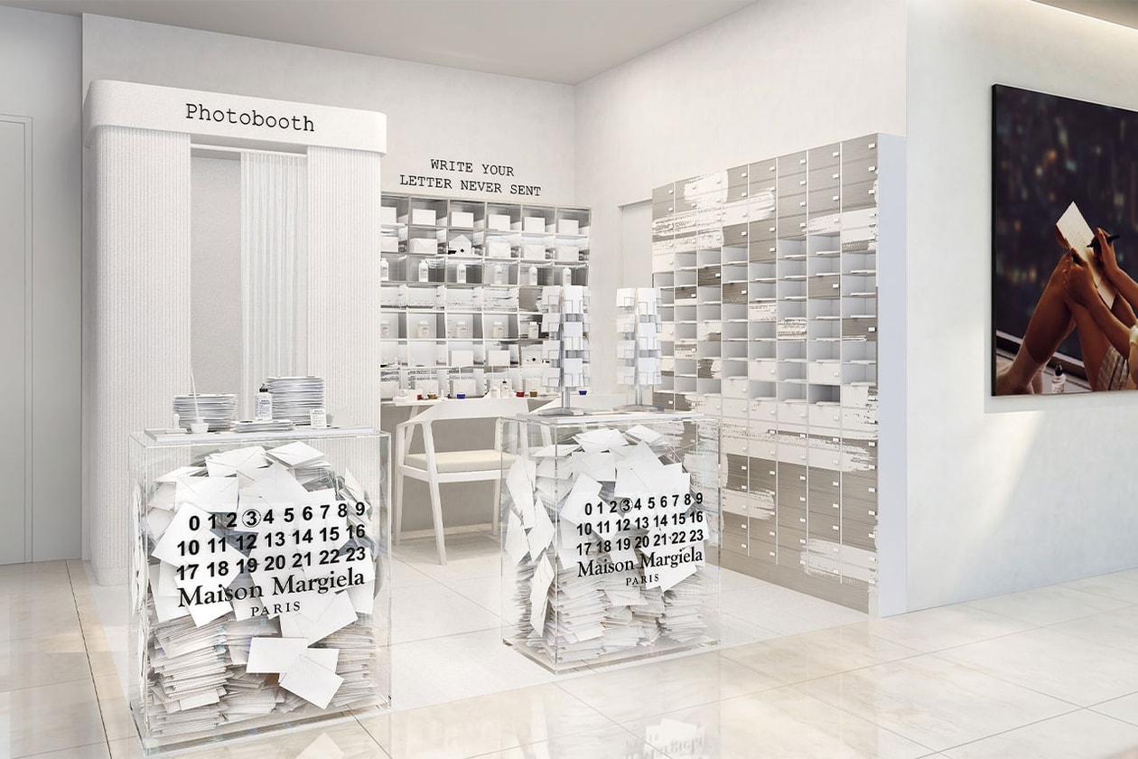 メゾンマルジェラフレグランスが“レター ネバー セント”を発売 maison margiela fragrances letter never sent ginza six store open info