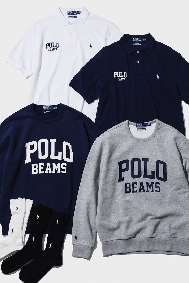 ビームスがポロラルフローレンに別注をかけたコレクションを発表 beams polo ralph lauren b wing collection release info