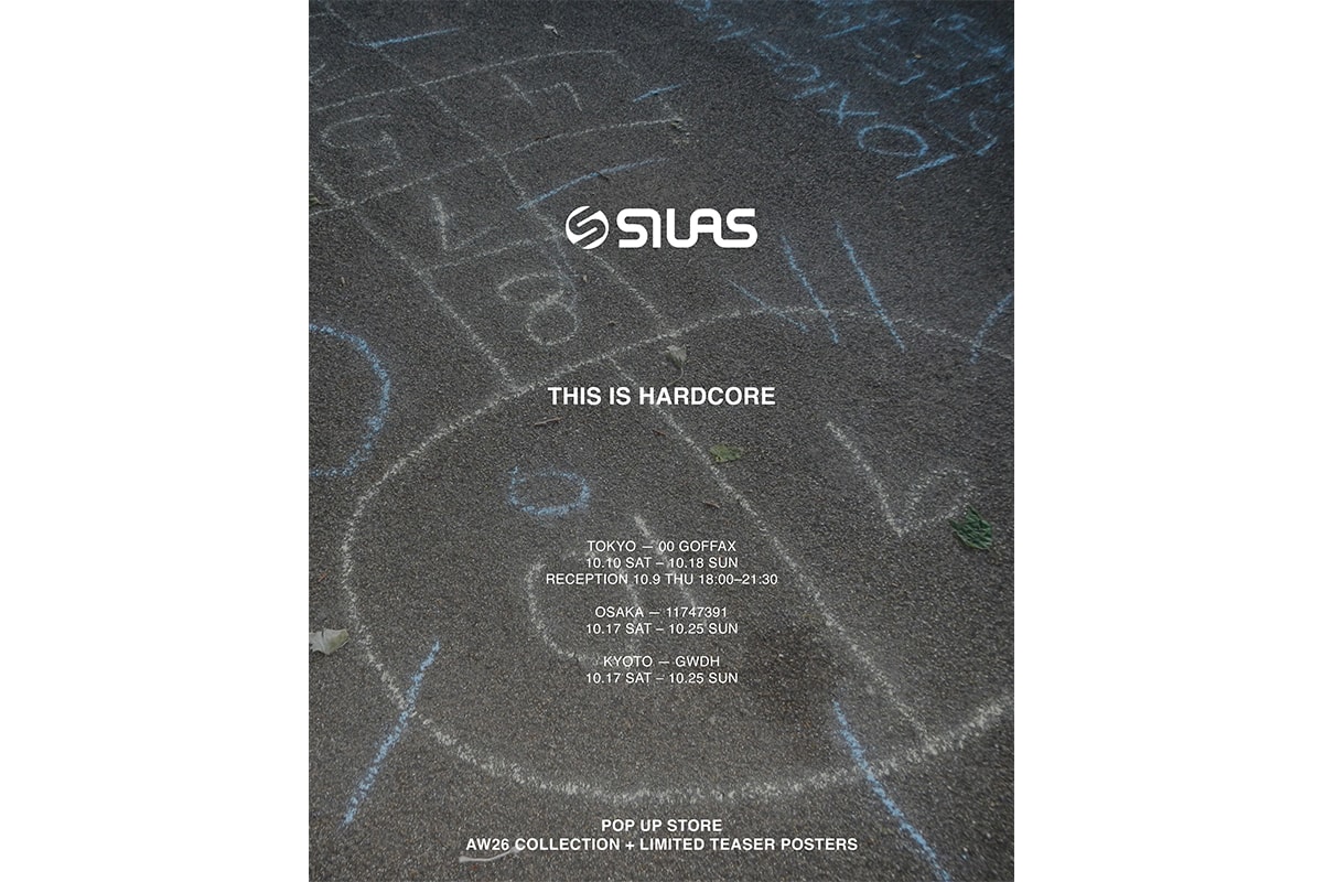 SILAS Hosts Pop-Up to Experience Its Autumn/Winter 2026 Collection "THIS IS HARDCORE"