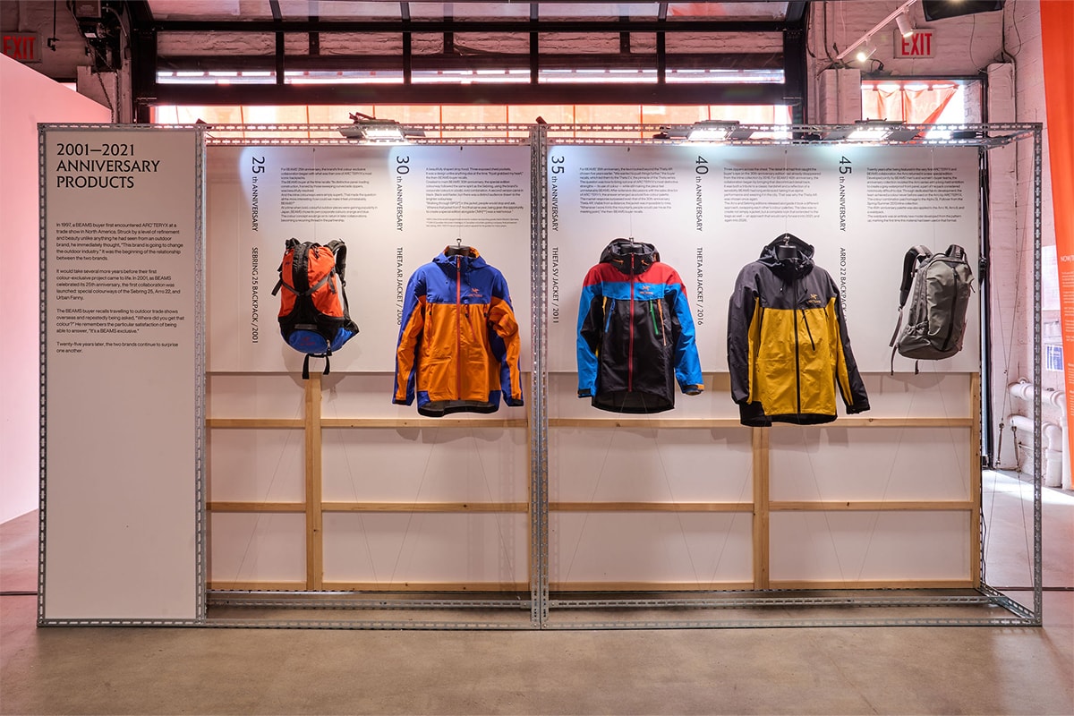 ARC'TERYX x BEAMS 協業25年の軌跡から、次の景色へ ── 特別展示 NOW / THEN を巡る