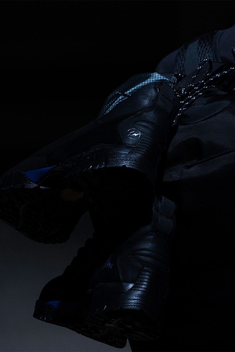 ロアとフラグメントが初コラボ ── ハイブリッドブーツをブラック x ブルーで再構築 roa fragment first collabo release info