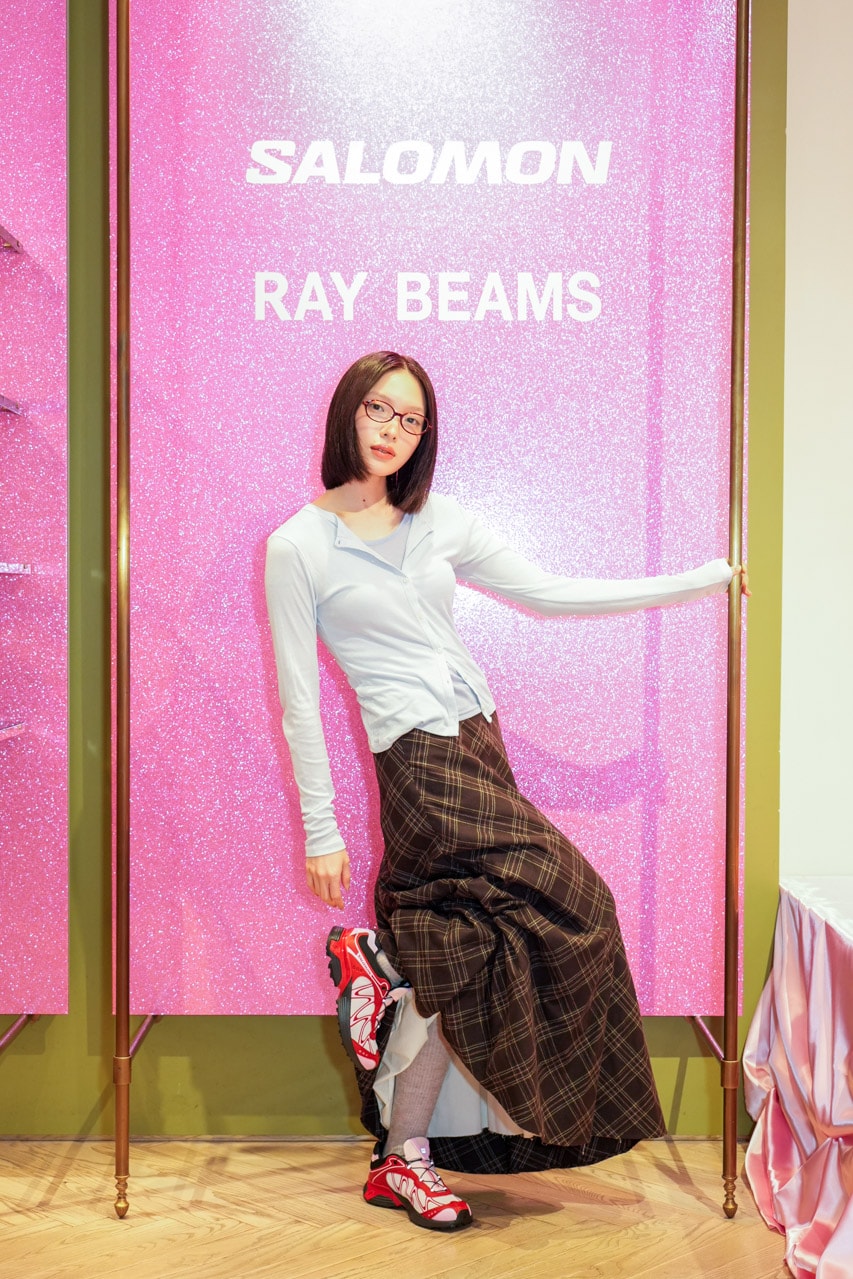 レイビームスとサロモンのコラボモデル XTウィスパー チェリーのローンチパーティーに潜入 ray beams salomon xt whisper cherry launch party report