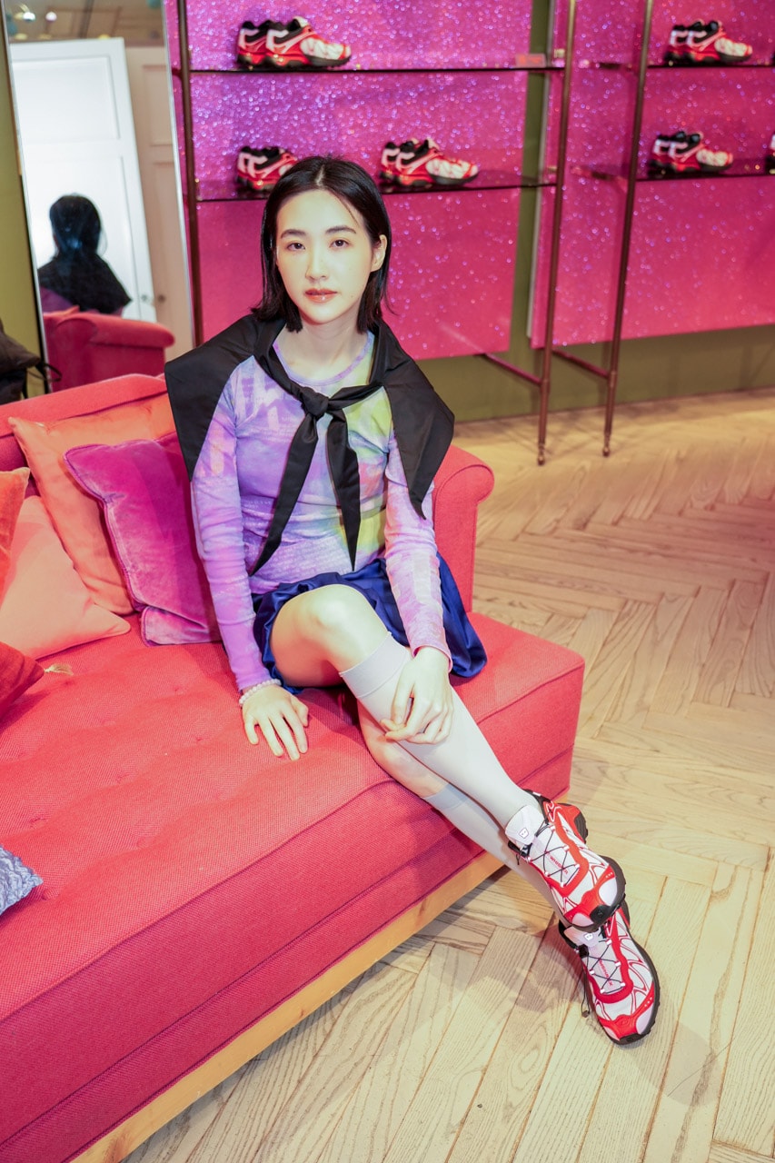 レイビームスとサロモンのコラボモデル XTウィスパー チェリーのローンチパーティーに潜入 ray beams salomon xt whisper cherry launch party report