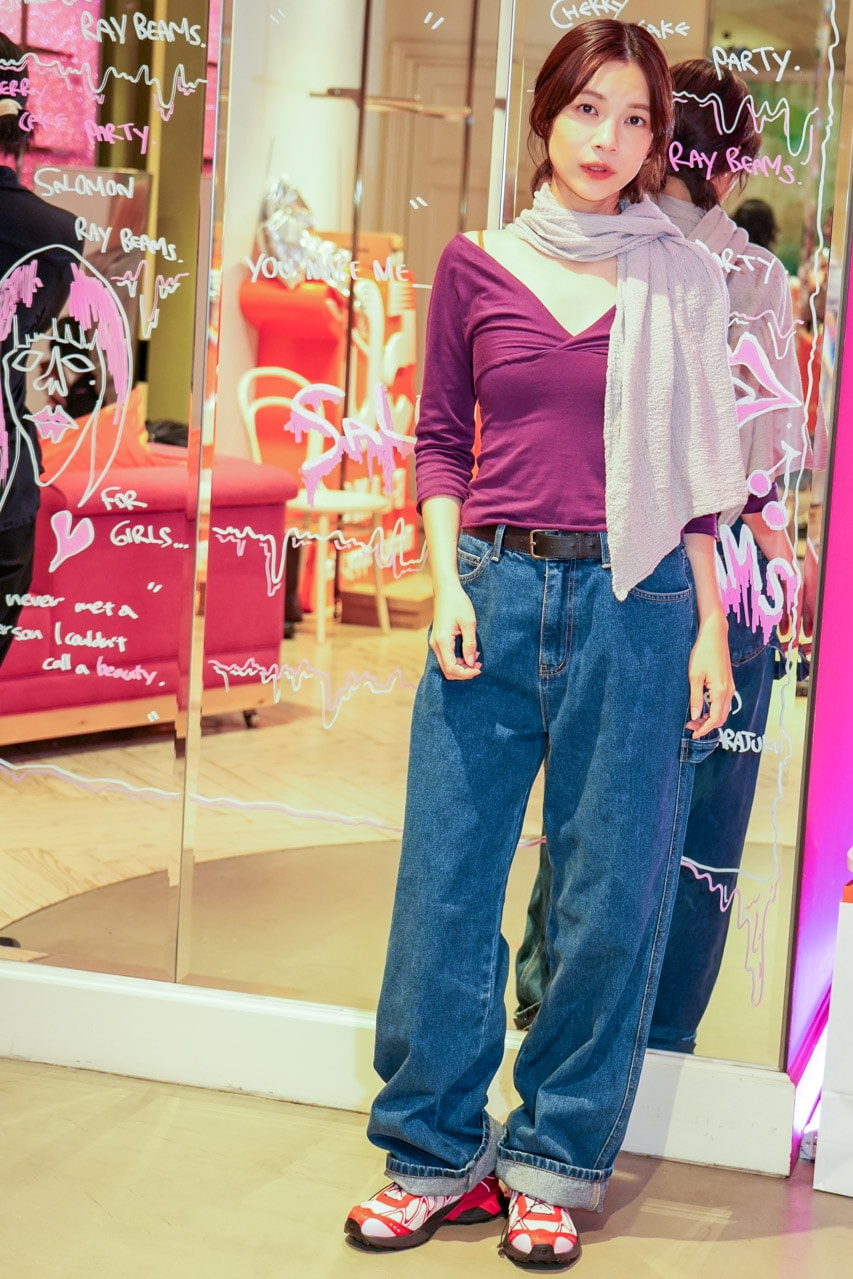 レイビームスとサロモンのコラボモデル XTウィスパー チェリーのローンチパーティーに潜入 ray beams salomon xt whisper cherry launch party report