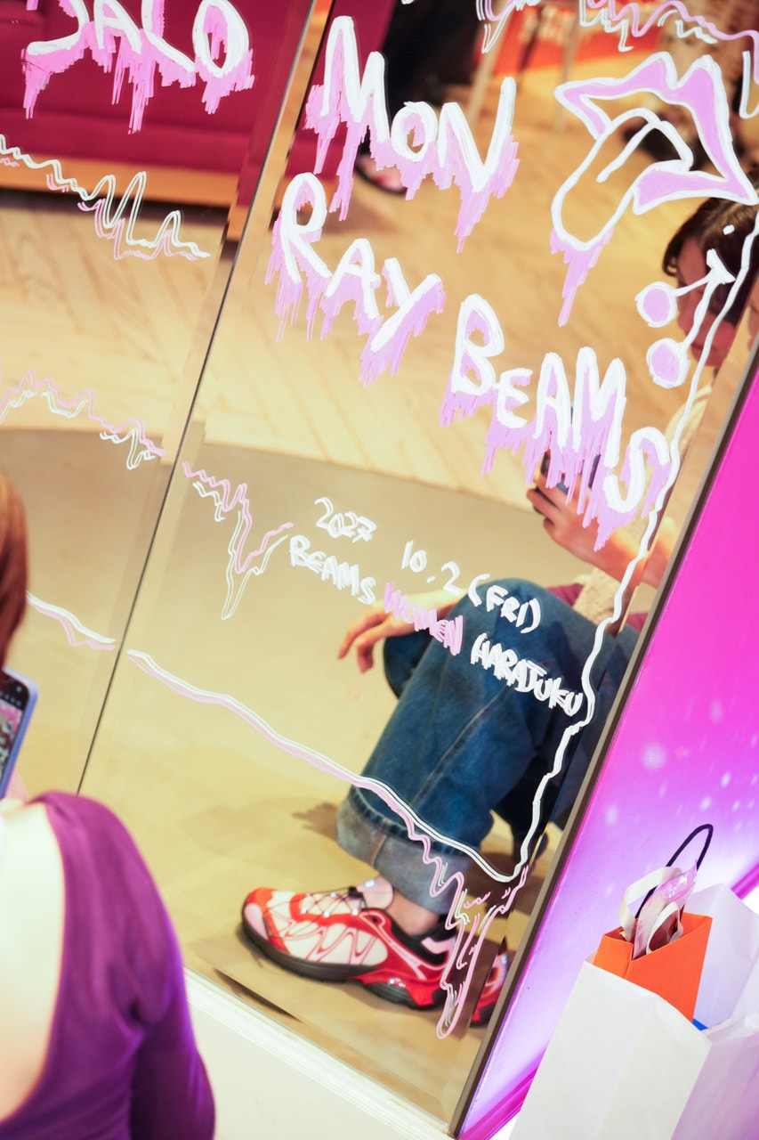 レイビームスとサロモンのコラボモデル XTウィスパー チェリーのローンチパーティーに潜入 ray beams salomon xt whisper cherry launch party report