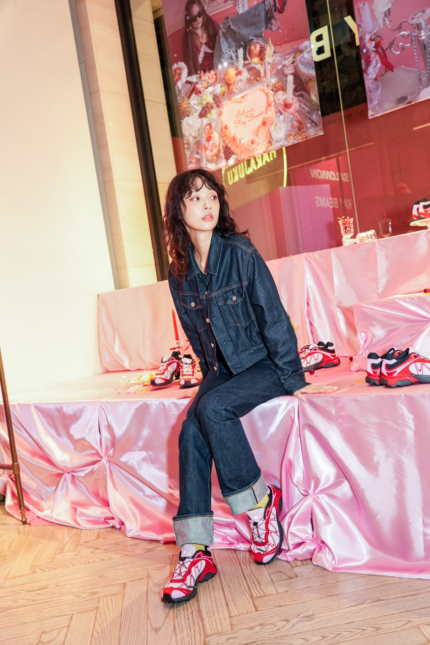 レイビームスとサロモンのコラボモデル XTウィスパー チェリーのローンチパーティーに潜入 ray beams salomon xt whisper cherry launch party report