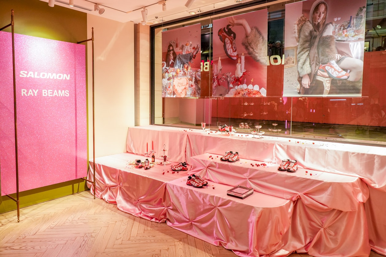 レイビームスとサロモンのコラボモデル XTウィスパー チェリーのローンチパーティーに潜入 ray beams salomon xt whisper cherry launch party report