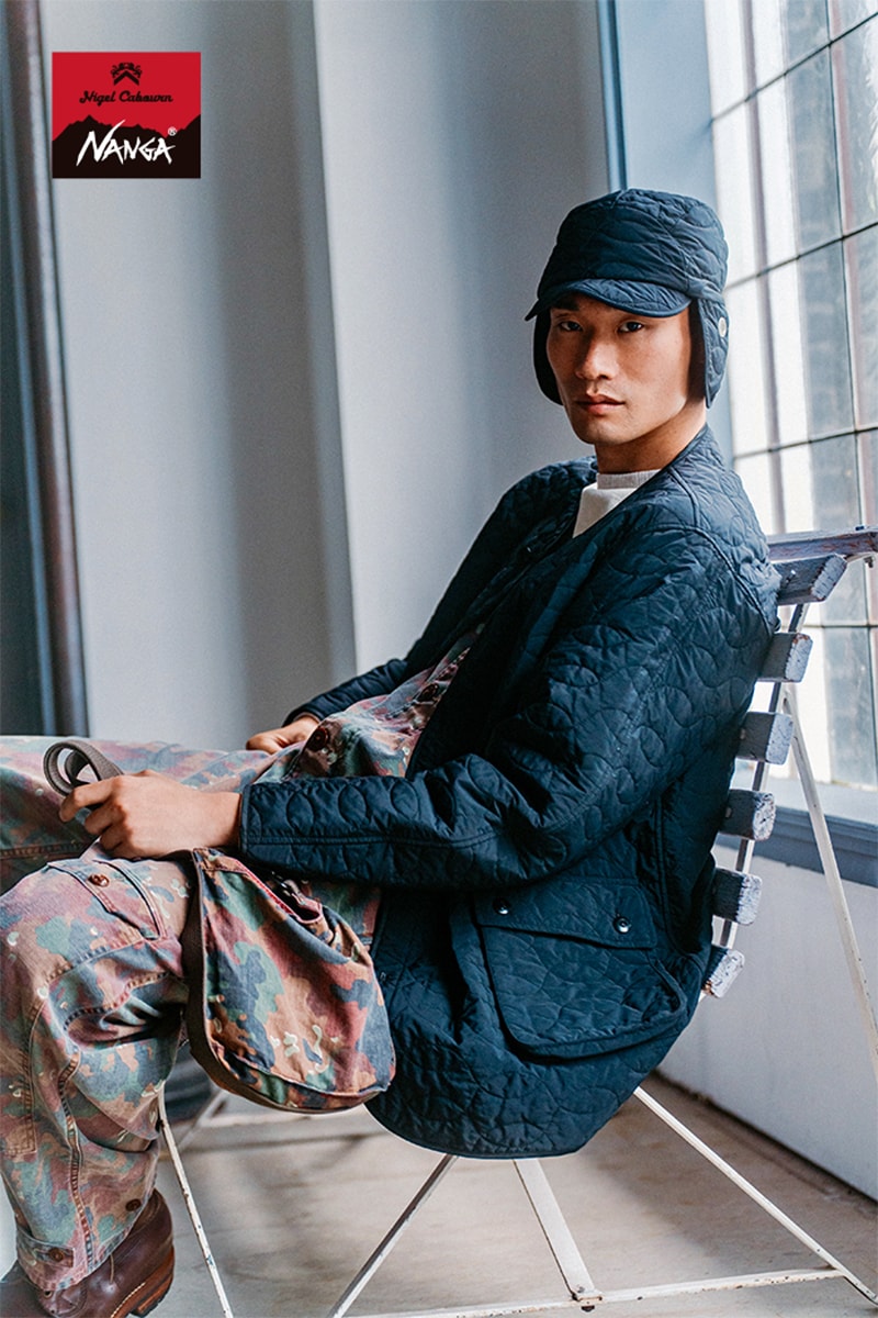 ナンガxナイジェルケーボンがコラボコレクションを発表 nanga nigel cabourn collabo collection release info