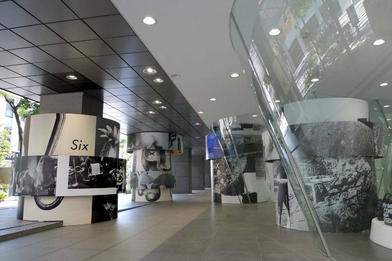 コム デ ギャルソンが伝説のビジュアル誌『Six』を35年ぶりに復刊 COMME des GARÇONS Six Magazine Window installation by Rei Kawakubo info