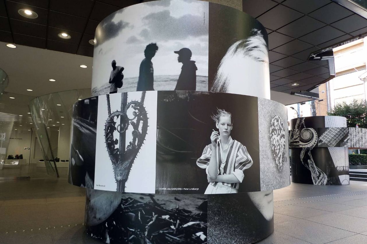 コム デ ギャルソンが伝説のビジュアル誌『Six』を35年ぶりに復刊 COMME des GARÇONS Six Magazine Window installation by Rei Kawakubo info