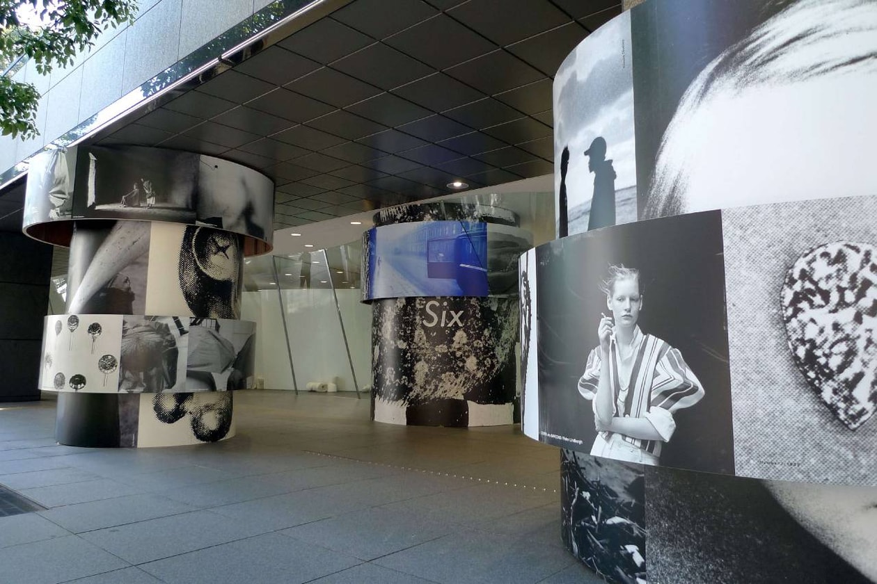 コム デ ギャルソンが伝説のビジュアル誌『Six』を35年ぶりに復刊 COMME des GARÇONS Six Magazine Window installation by Rei Kawakubo info