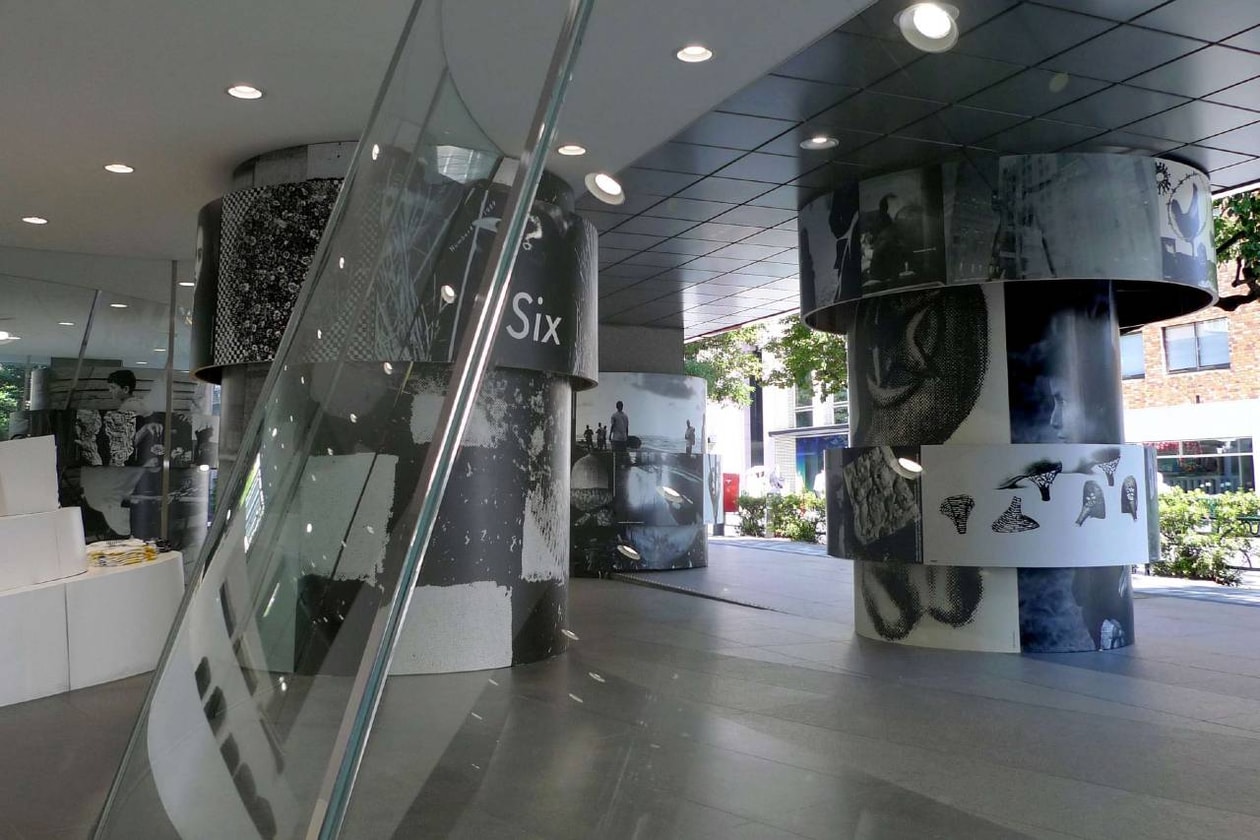 コム デ ギャルソンが伝説のビジュアル誌『Six』を35年ぶりに復刊 COMME des GARÇONS Six Magazine Window installation by Rei Kawakubo info