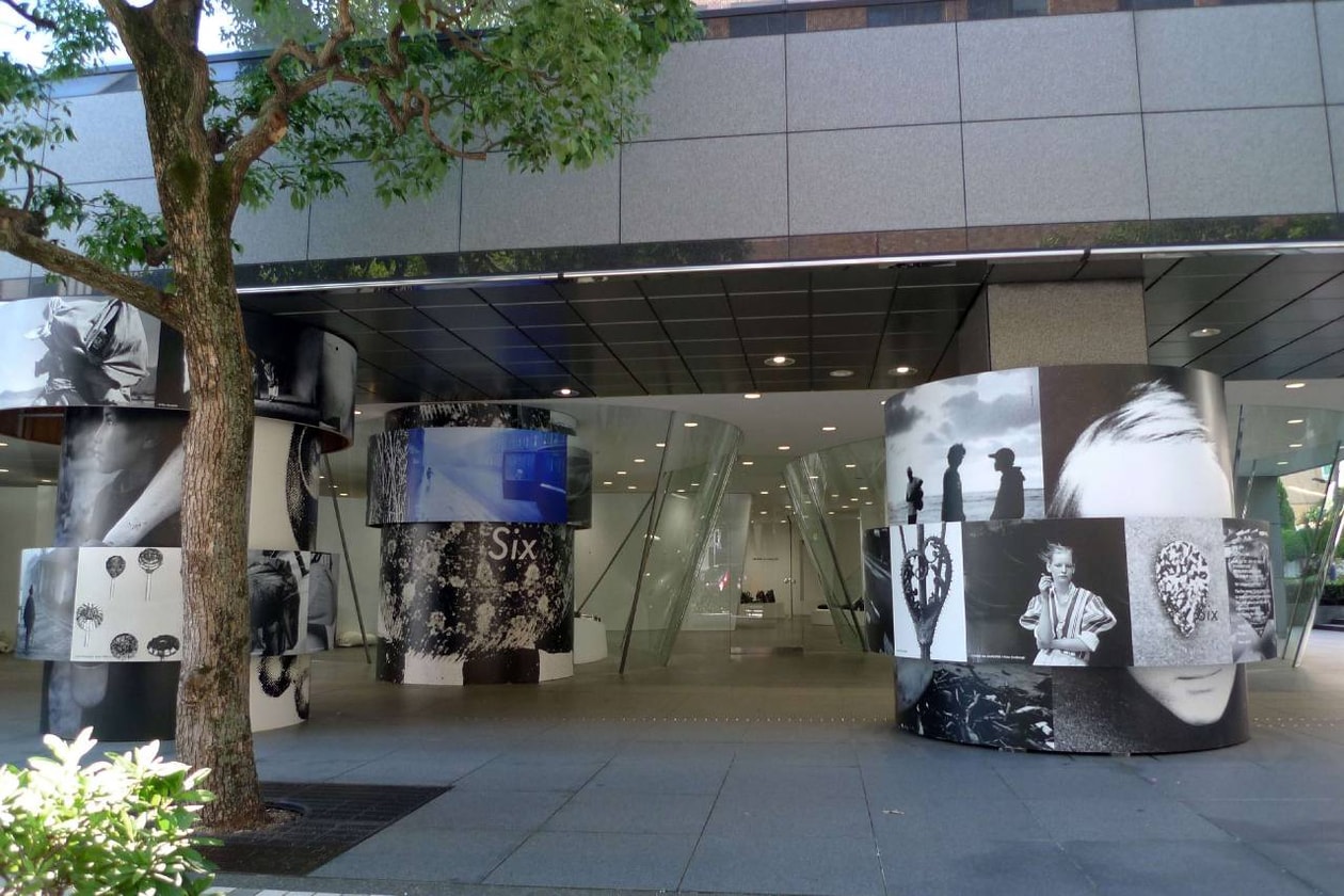 コム デ ギャルソンが伝説のビジュアル誌『Six』を35年ぶりに復刊 COMME des GARÇONS Six Magazine Window installation by Rei Kawakubo info
