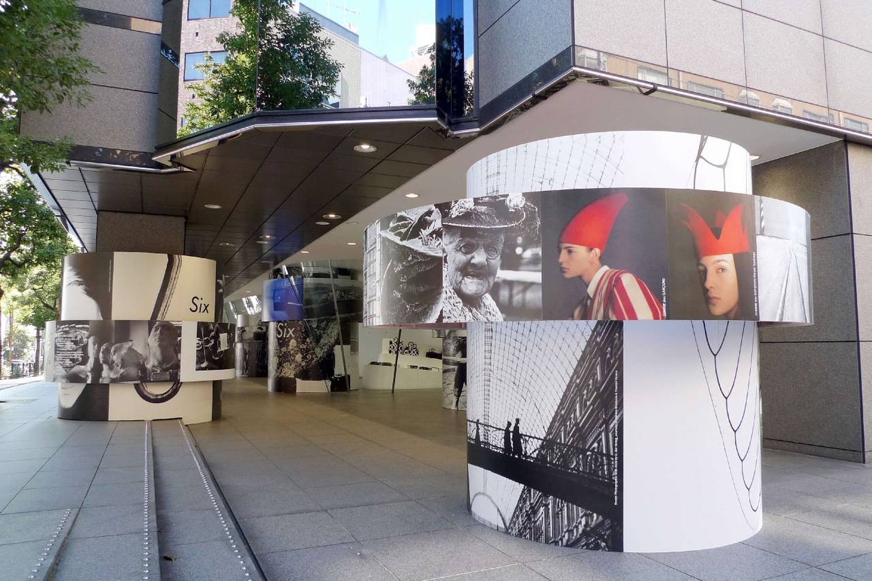 コム デ ギャルソンが伝説のビジュアル誌『Six』を35年ぶりに復刊 COMME des GARÇONS Six Magazine Window installation by Rei Kawakubo info