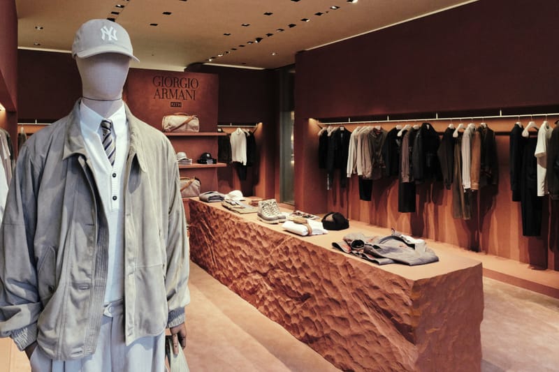 Giorgio Armani x Kith 第3弾が到着 ── 『ジョルジオ アルマーニ 表参道店』で限定アイテムも揃うポップインを開催