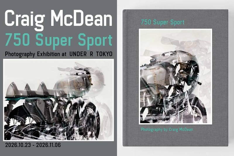 クレイグ・マクディーンが Ducati の名車をテーマにしたフォトエキシビションを UNDER R TOKYO で開催