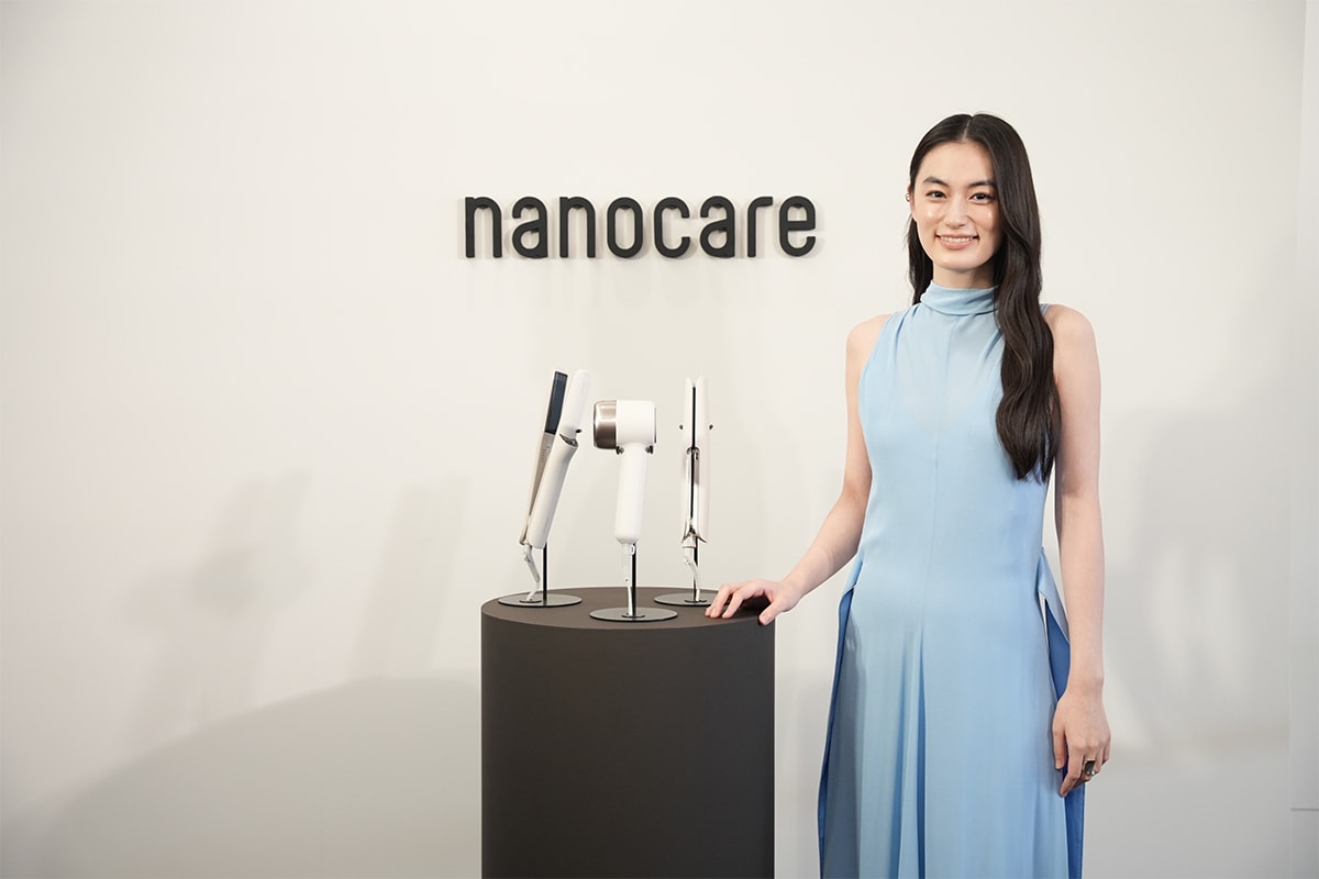 パナソニック ナノケアが新型ドライヤーとストレートアイロンを発表 panasonic yagi rikako new item release info