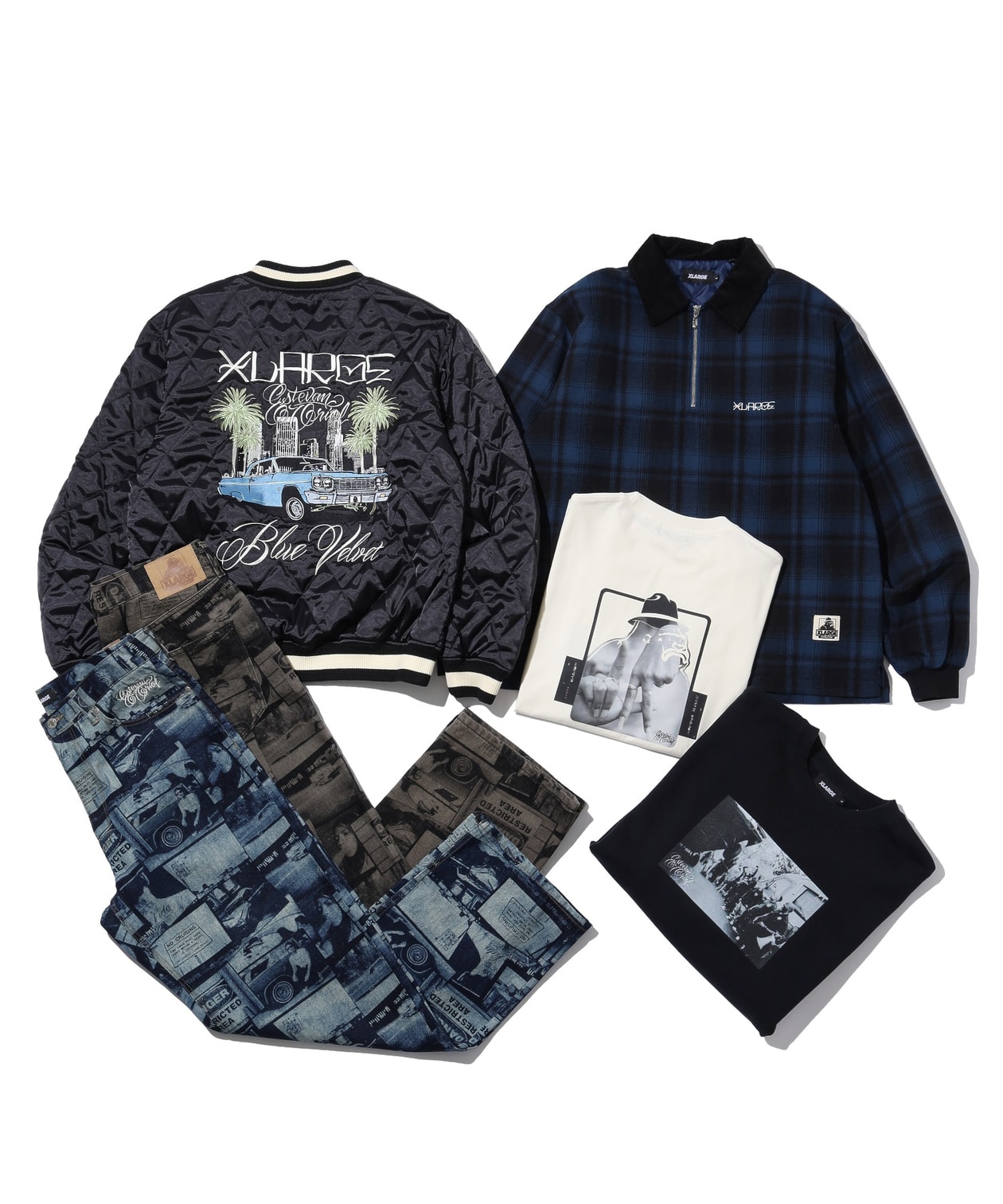 XLARGE がエステヴァン・オリオールとのコラボコレクションを発売