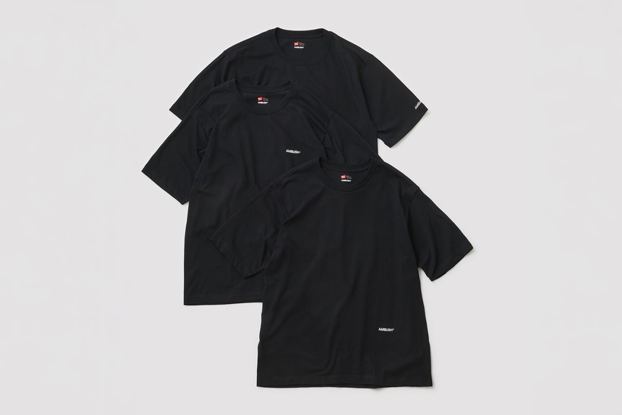 アンブッシュとヘインズがコラボアイテムを発売 ambush hanes collab item relese info