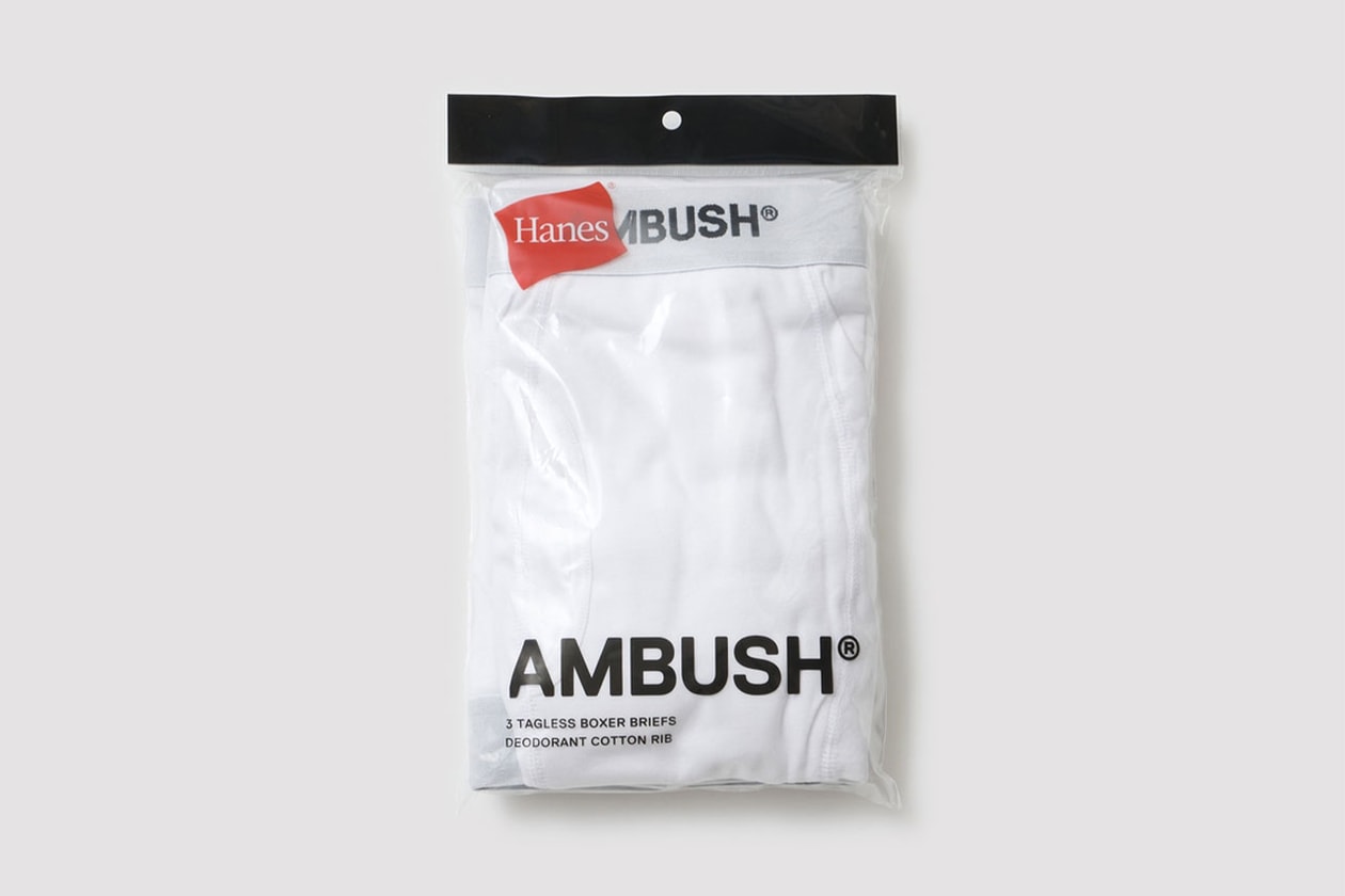 アンブッシュとヘインズがコラボアイテムを発売 ambush hanes collab item relese info