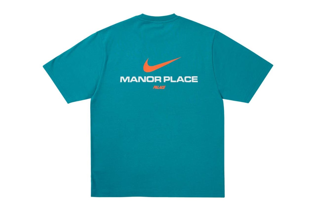パレス x ナイキがマナー プレイス 1周年を記念したコレクションを発表 Palace  Nike Manor Place FC collection release info