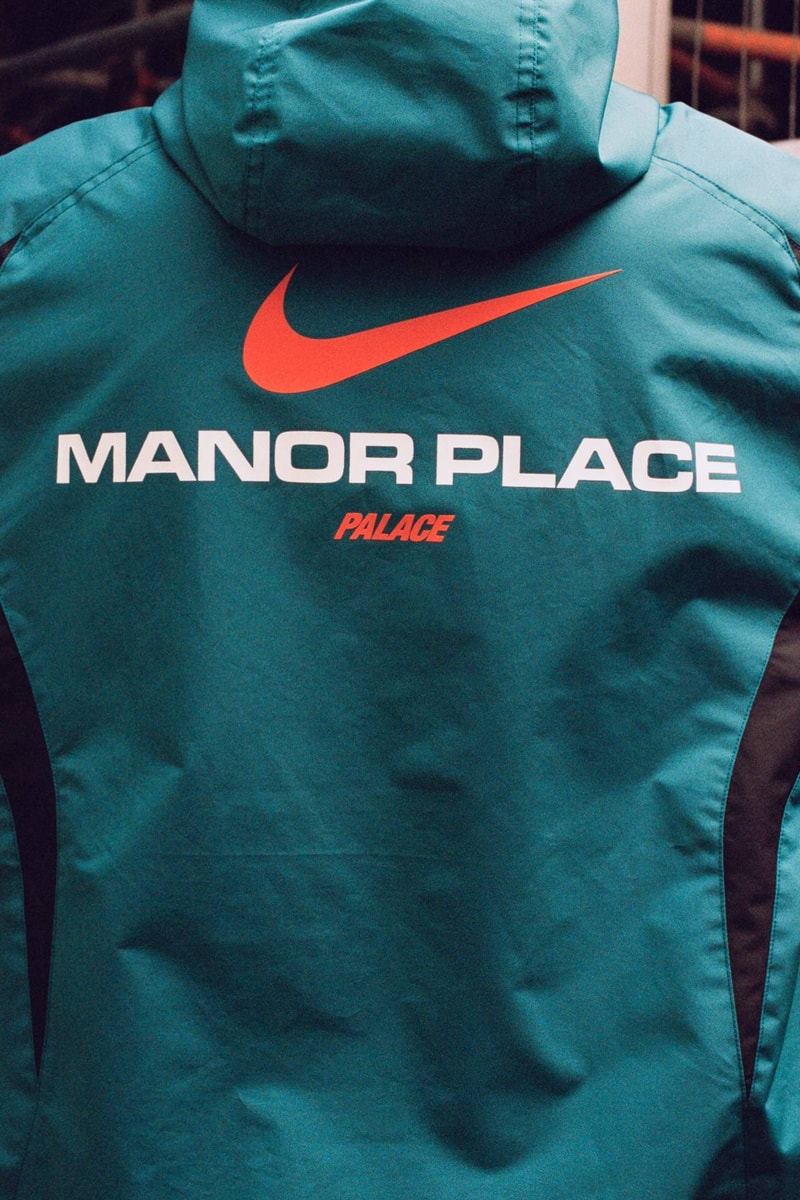 パレス x ナイキがマナー プレイス 1周年を記念したコレクションを発表 Palace  Nike Manor Place FC collection release info