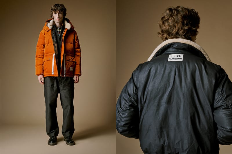 MR. BATHING APE と Nigel Cabourn が初のコラボコレクションを発表