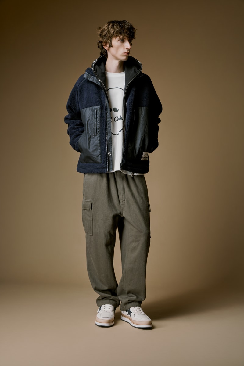 ミスターベイシングエイプとナイジェル・ケーボンが初のコラボコレクションを発表 mr bathing ape nigel cabourn first collabo collection release info