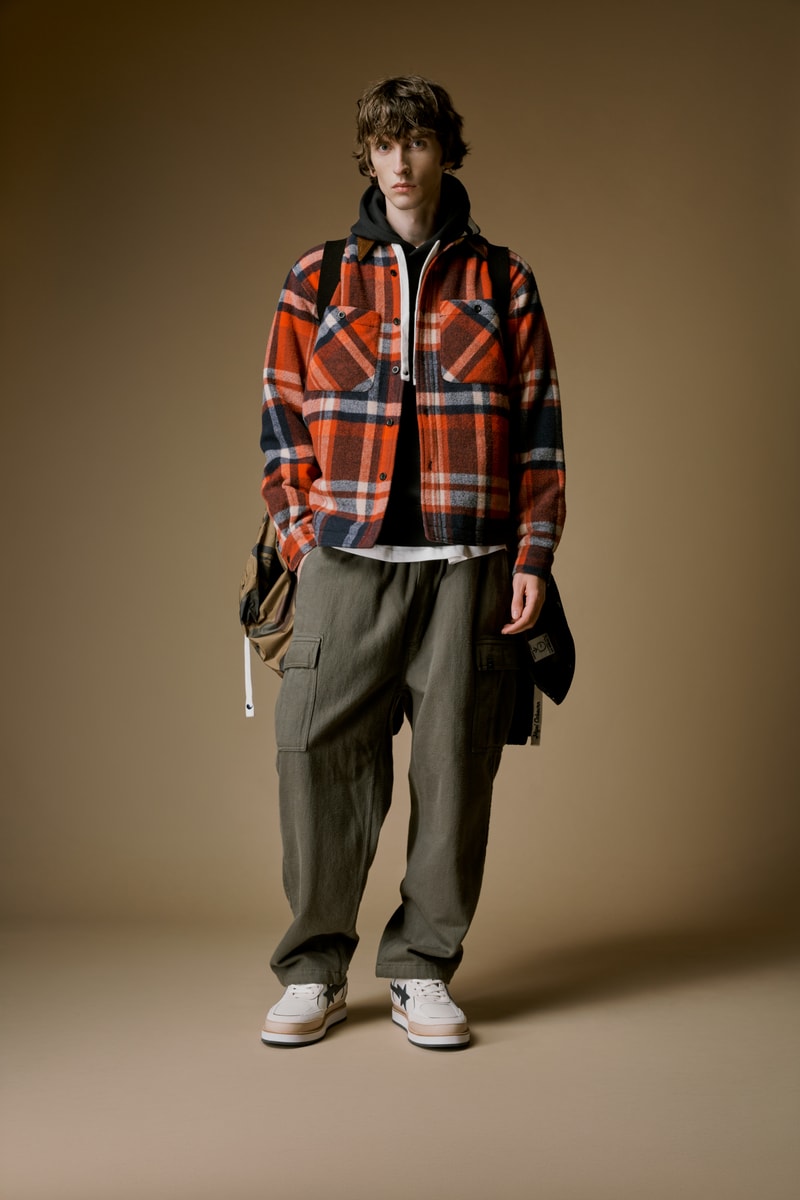 ミスターベイシングエイプとナイジェル・ケーボンが初のコラボコレクションを発表 mr bathing ape nigel cabourn first collabo collection release info