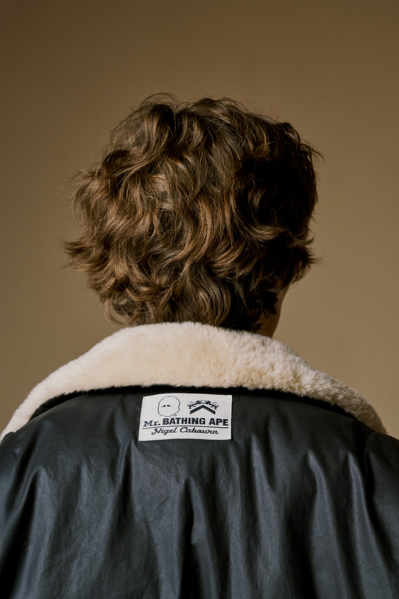 ミスターベイシングエイプとナイジェル・ケーボンが初のコラボコレクションを発表 mr bathing ape nigel cabourn first collabo collection release info