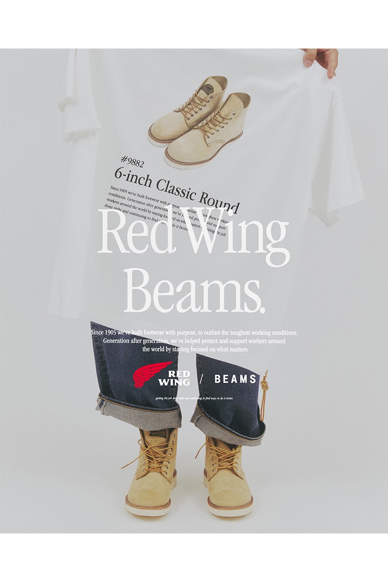 レッドウィングとビームスが創業50周年を記念しコラボコレクションを発売 red wing beams 50 years aniversaly collabo collection release info
