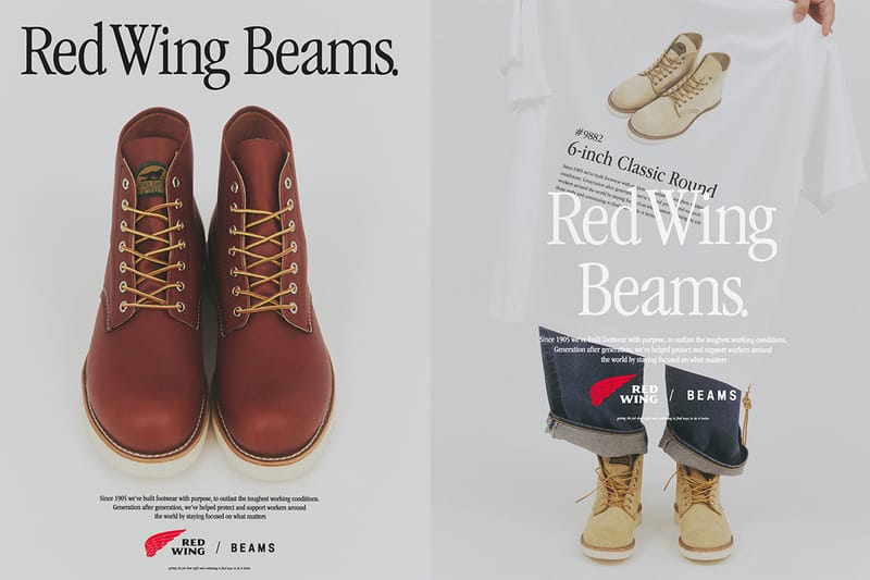 RED WING と BEAMS が創業50周年を記念したコラボコレクションを発売